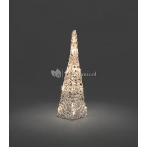 LED verlichte acryl piramide 40 cm