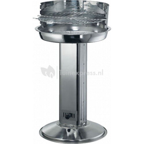 Zuilmodel rond rvs barbecue