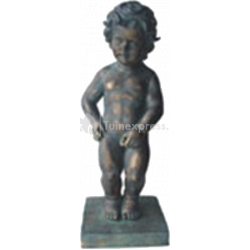Manneke pis spuitfiguur brons Manneke pis spuitfiguur brons
