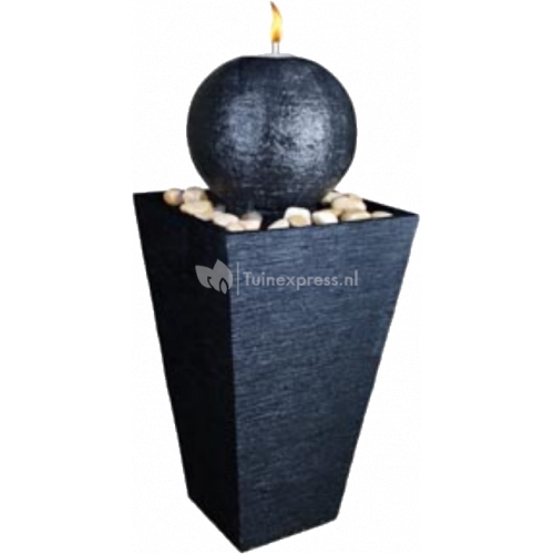 Tambora water en vuurornament