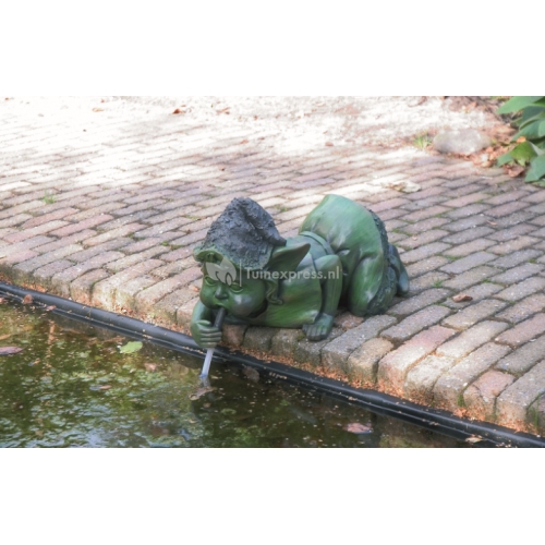 Aardmannetje liggend 1 spuitfiguur