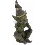 Aardmannetje zittend spuitfiguur Aardmannetje zittend spuitfiguur