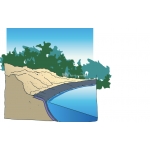 Missouri bocht links waterval Missouri bocht links waterval