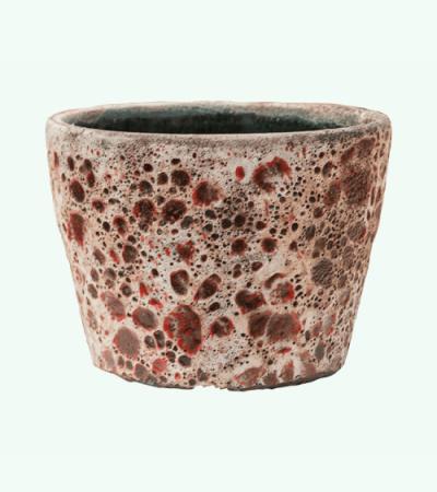 Lava Relic Pink Planter bloempot binnen 19x19x13 cm