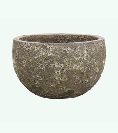 Lava Relic Jade bowl bloempot 40x24 cm