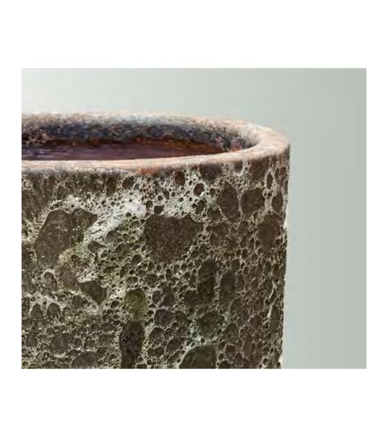 Lava Relic Jade partner hoge bloempot 55x105 cm