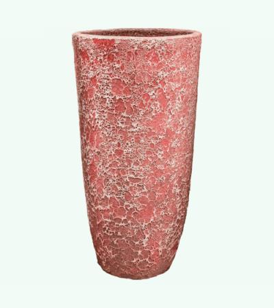 Lava Relic pink partner hoge bloempot 55x105 cm