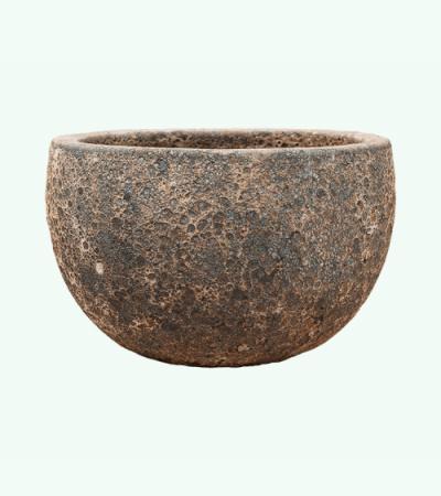 Lava Relic Rust metal bowl bloempot 40x24 cm