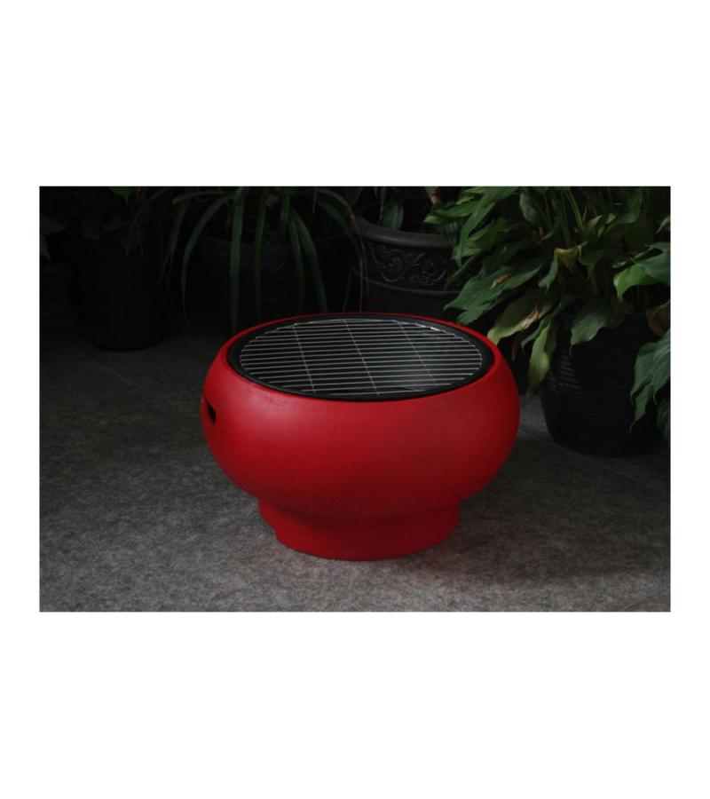 Draagbare barbecue BBGrill rood