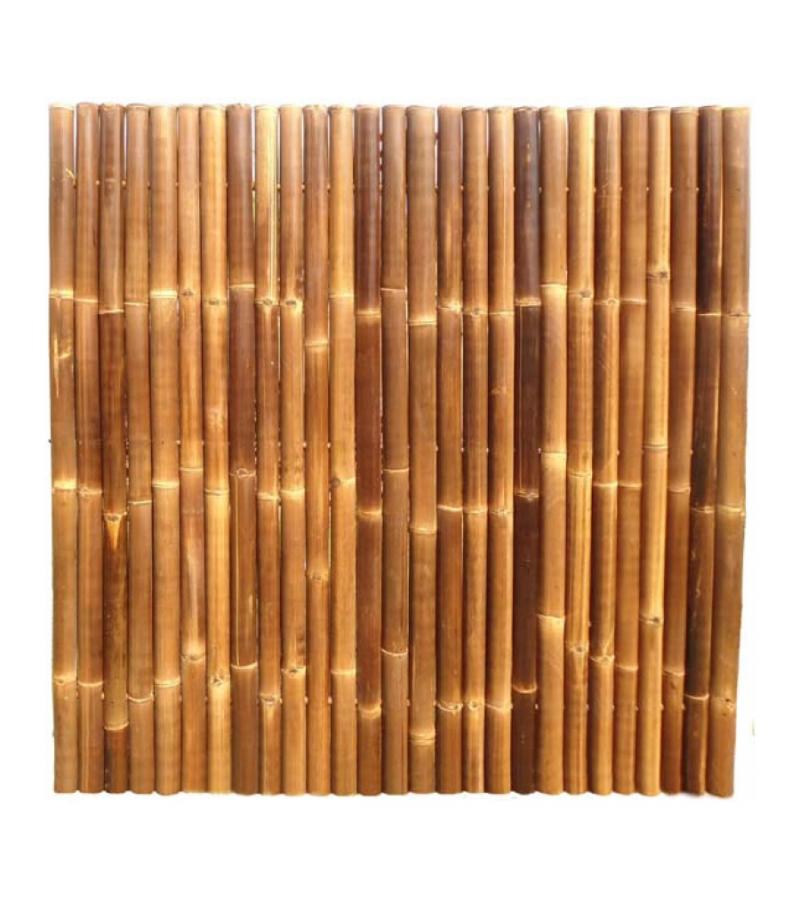 Bamboe schutting zwart 90 x 180 cm x 60-80 mm