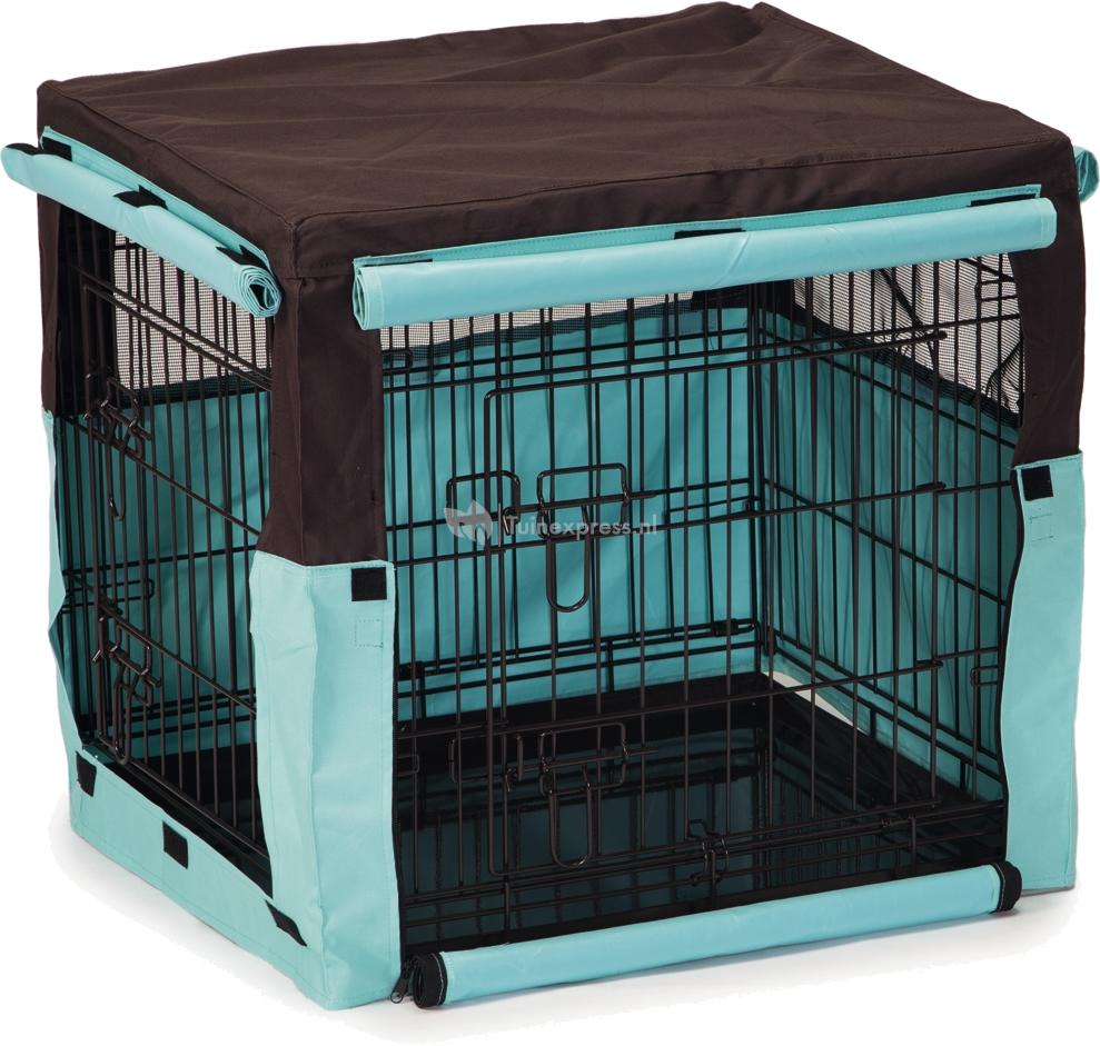 Feandrea Opvouwbare hondenbench, hondentransportbox, XXXXL, hondentas, Oxford-stof, mesh