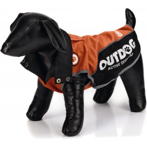 Afbeelding Honden regenjas Outdog oranje/zwart XS 26 cm door Tuinexpress.nl