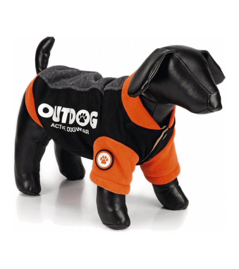 Hondenjas Outdog oranje/zwart S 26 cm