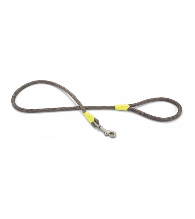 Hondenriem Nikra 100cm x 10mm lichtgrijs