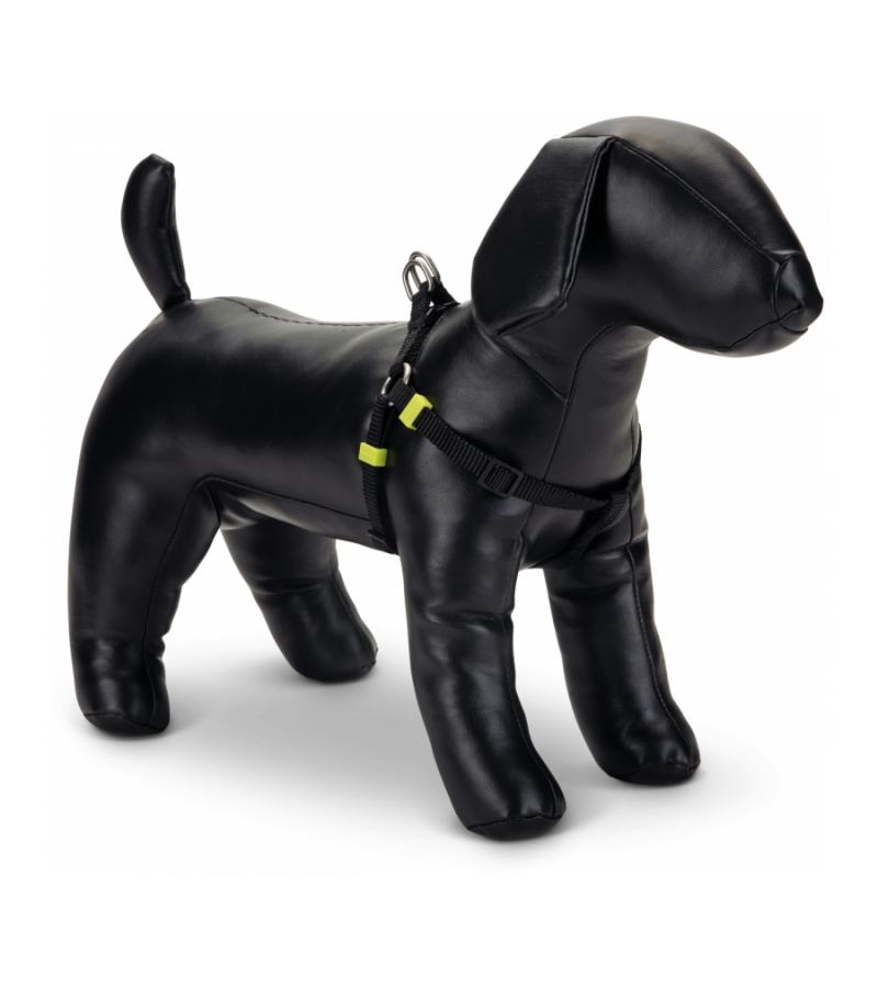 Hondentuig nylon Uni 60-100cm zwart