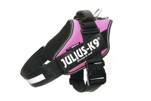 Afbeelding Julius k9 power-harnas voor hond / tuig voor voor labels roze Maat 3/85-112 cm door Tuinexpress.nl