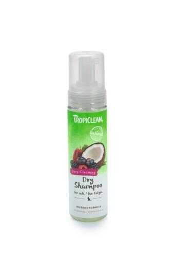 Afbeelding TropiClean - Deep Cleaning Dry Shampoo for Cats - 220 ml door Tuinexpress.nl