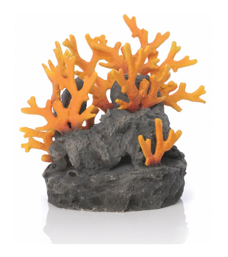 BiOrb ornament lavasteen met vuurkoraal aquarium decoratie 