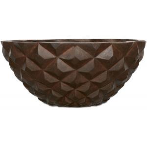 Capi Lux Heraldry bowl roest 44x44x20cm bloempot