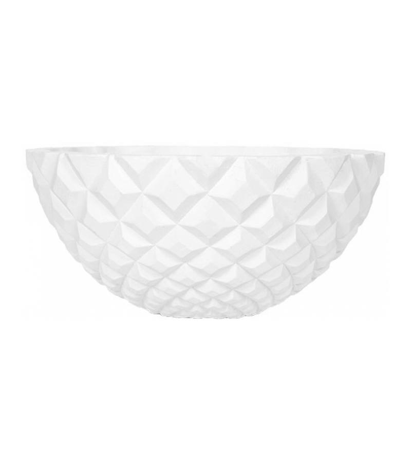Capi Lux Heraldry bowl wit 34x34x15cm bloempot