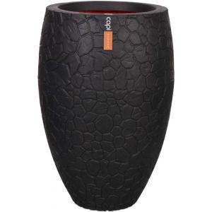 Capi Nature Clay vase luxe 45x72cm bloempot zwart