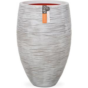 Dagaanbieding - Capi Nature Rib NL vase luxe 39x60cm bloempot ivoor dagelijkse aanbiedingen
