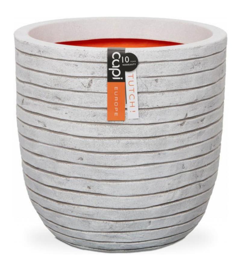 Capi Nature Row NL 42x40cm bloempot ivoor