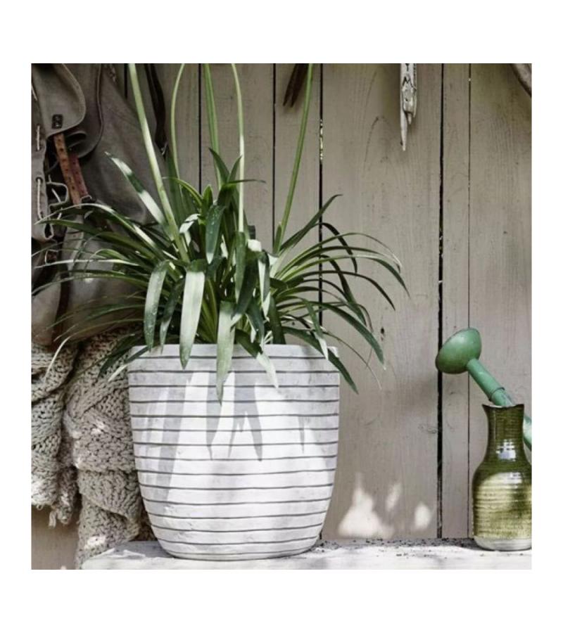 Capi Nature Row NL 42x40cm bloempot ivoor