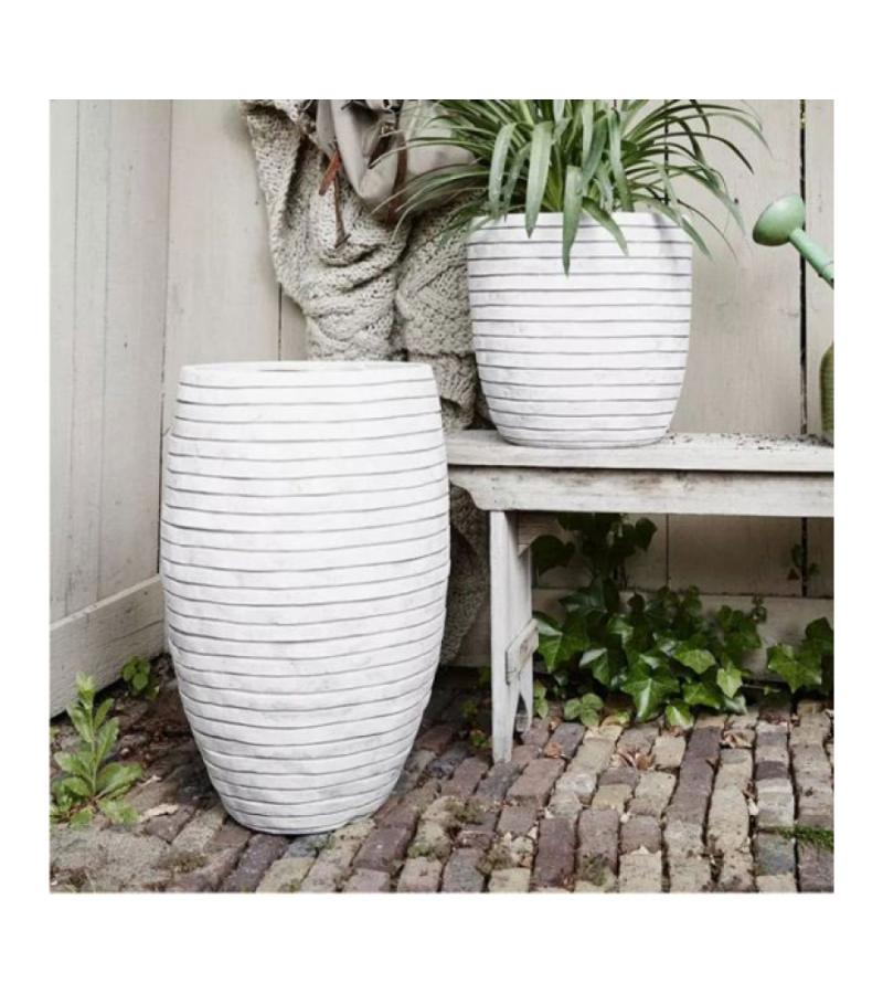 Capi Nature Row NL 42x40cm bloempot ivoor