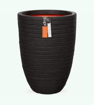 Capi Nature Row NL vase laag 54x52cm bloempot zwart