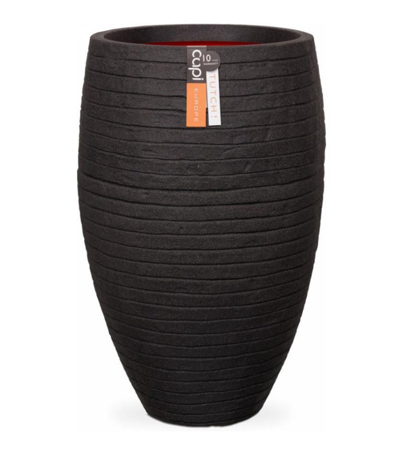 Capi Nature Row NL vase luxe 39x60cm bloempot zwart
