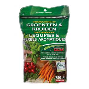 Afbeelding Groenten en kruiden meststofDCM BIO 750 g door Tuinexpress.nl