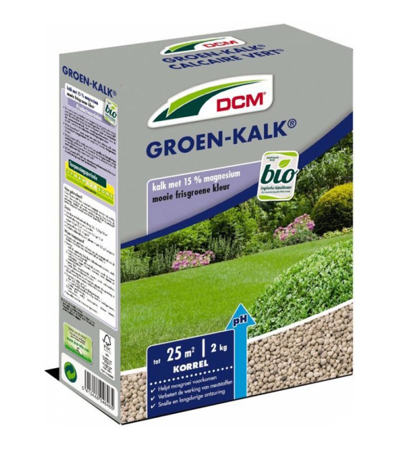 DCM Groen kalk voor gazon - 2 kg