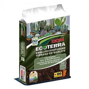 Afbeelding Dcm Potgrond Ecoterra Cactussen - Potgrond Turf - 10 l Bio door Tuinexpress.nl