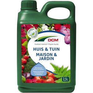 Dcm Meststof Vloeibaar Huis & Tuin - Siertuinmeststoffen - 2.5 l