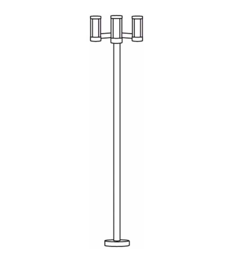 Basalgo 1 moderne vloerlamp led groot
