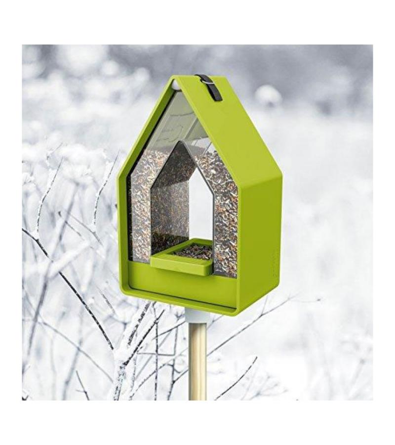 Landhaus Vogelvoederhuisje dispenser - lime groen