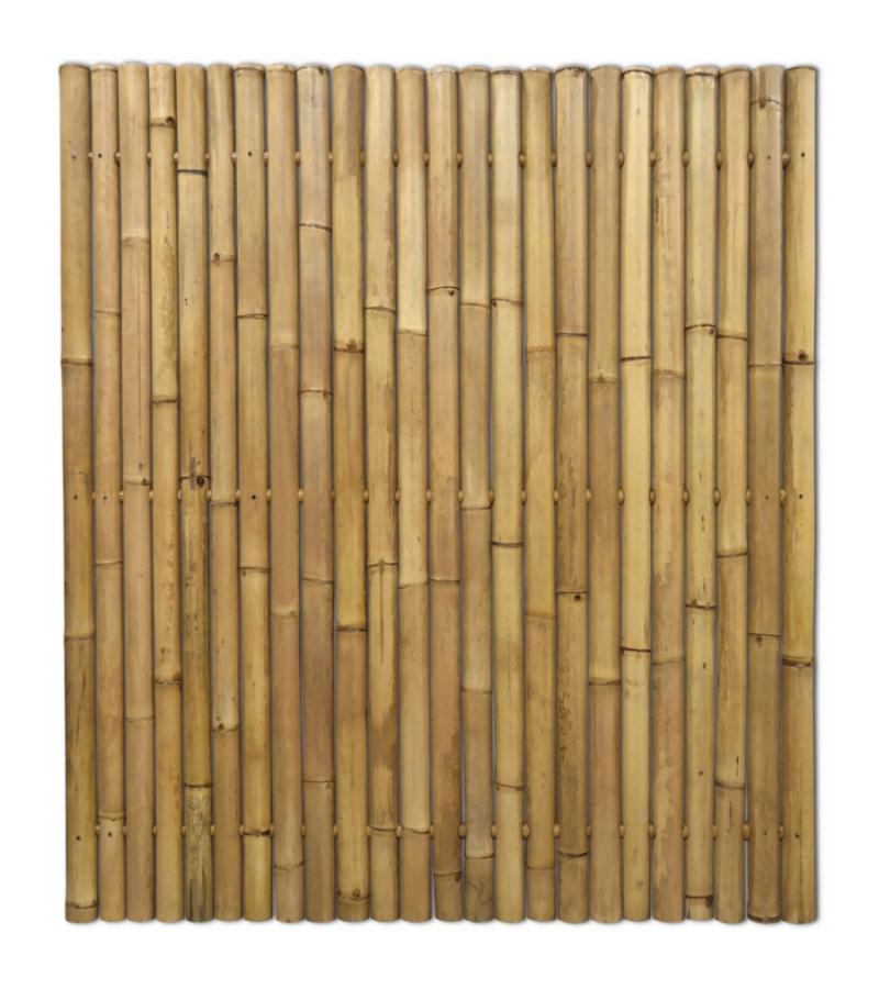 Bamboe schutting naturel 180 x 200 cm x 60-80 mm