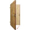 Bamboe schutting poortdeur naturel 100 x 200 cm x 60-80 mm