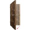 Bamboe schutting poortdeur zwart 100 x 200 cm x 60-80 mm
