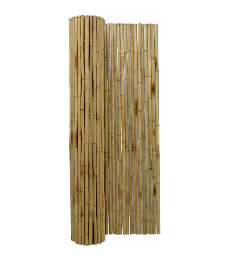 Bamboemat naturel 180 x 180 cm x 25-28 mm