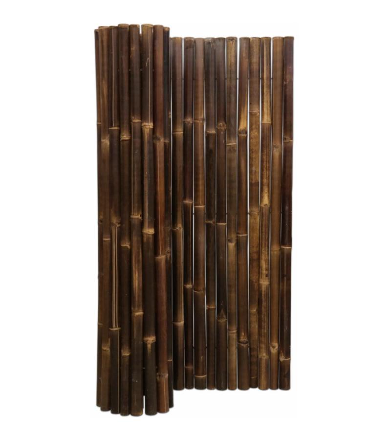 Bamboemat zwart 180 x 180 cm x 50-60 mm