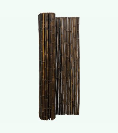Bamboemat zwart 180 x 200 cm x 25-28 mm