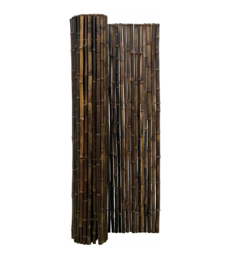 Bamboemat zwart 180 x 200 cm x 25-28 mm