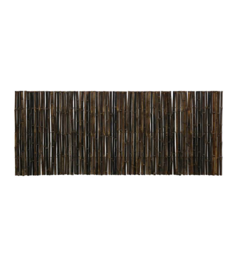 Bamboemat zwart 250 x 100 cm x 25-28 mm