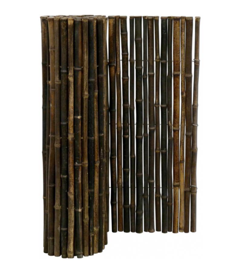 Bamboemat zwart 250 x 100 cm x 25-28 mm