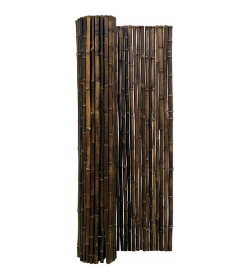 Bamboemat zwart 250 x 180 cm x 18-22 mm