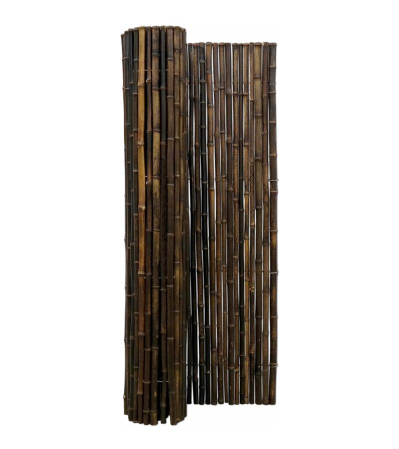 Bamboemat zwart 250 x 200 cm x 25-28 mm