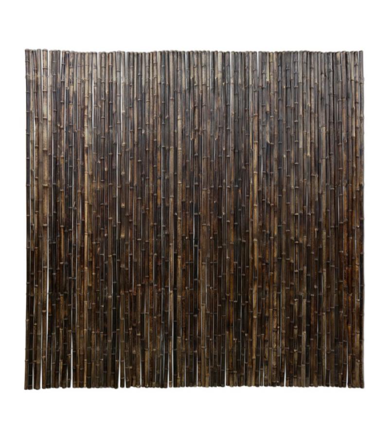 Bamboemat zwart 250 x 250 cm x 18-22 mm