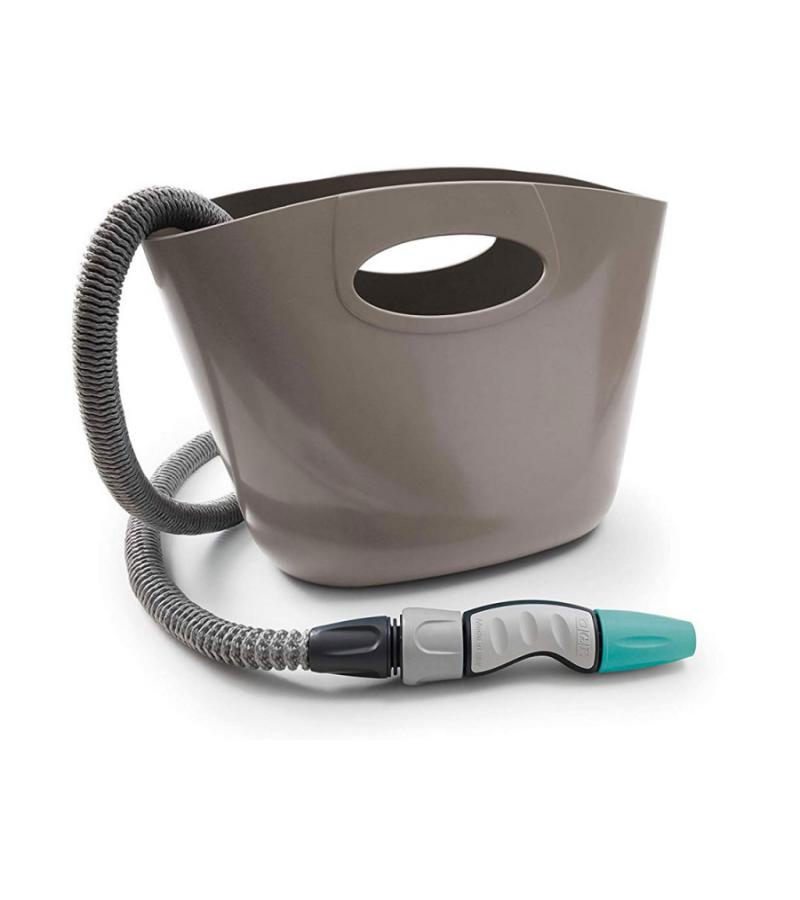 Aqua Pop tuinslang 15 meter met opbergtas grijs